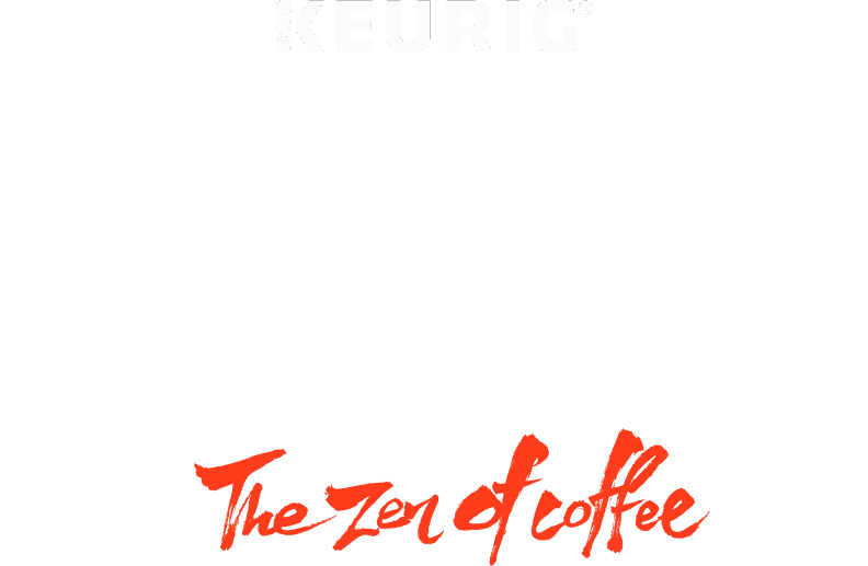 KEURIG $2715 HIDE IZAKI The zen coffeeロゴ